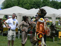 Councillor Ainslie at 2009 Scarborough East Pow Wow